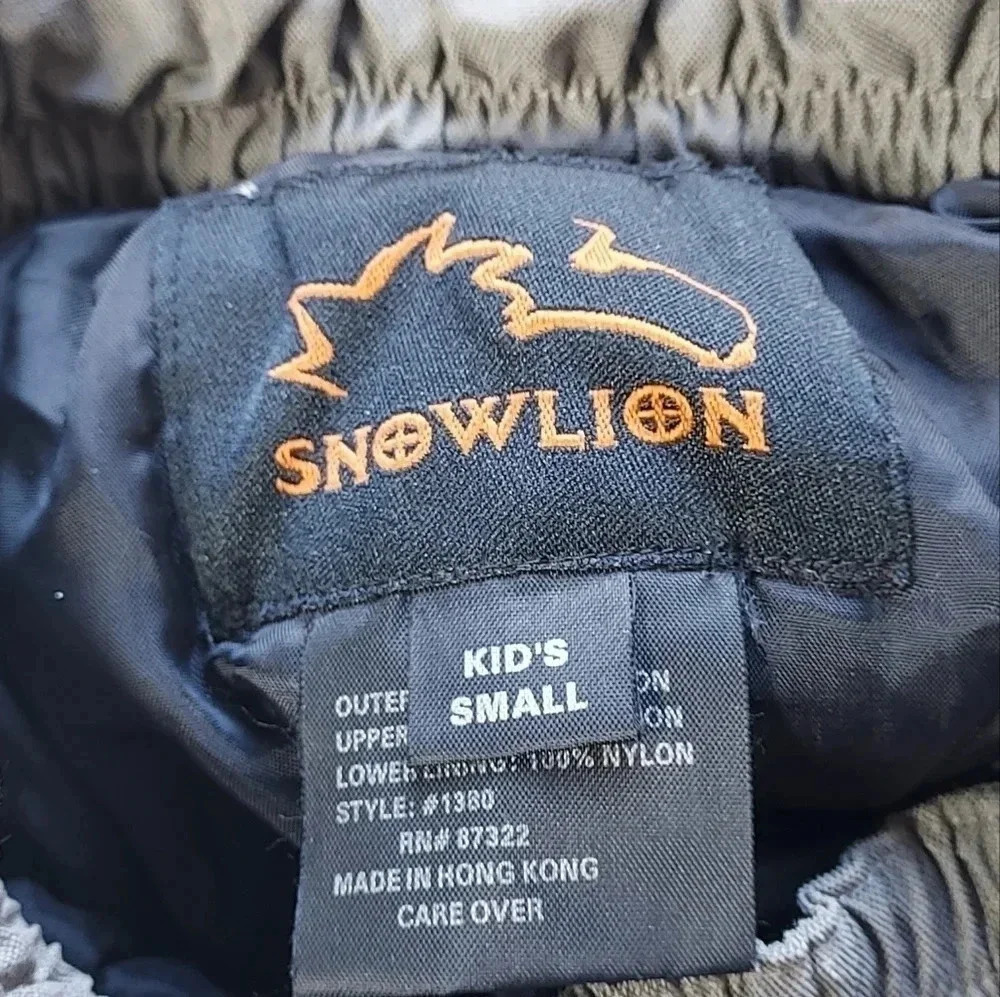 Snow Lion Snow Pants for Kids Small - Picture 9 of 11